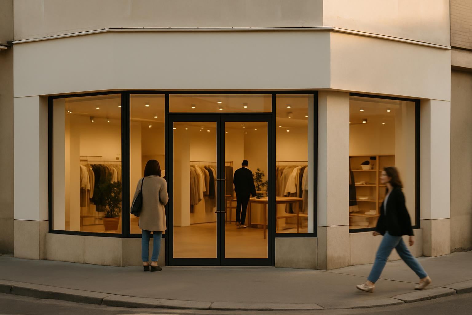 Fachada comercial — foto ilustrativa