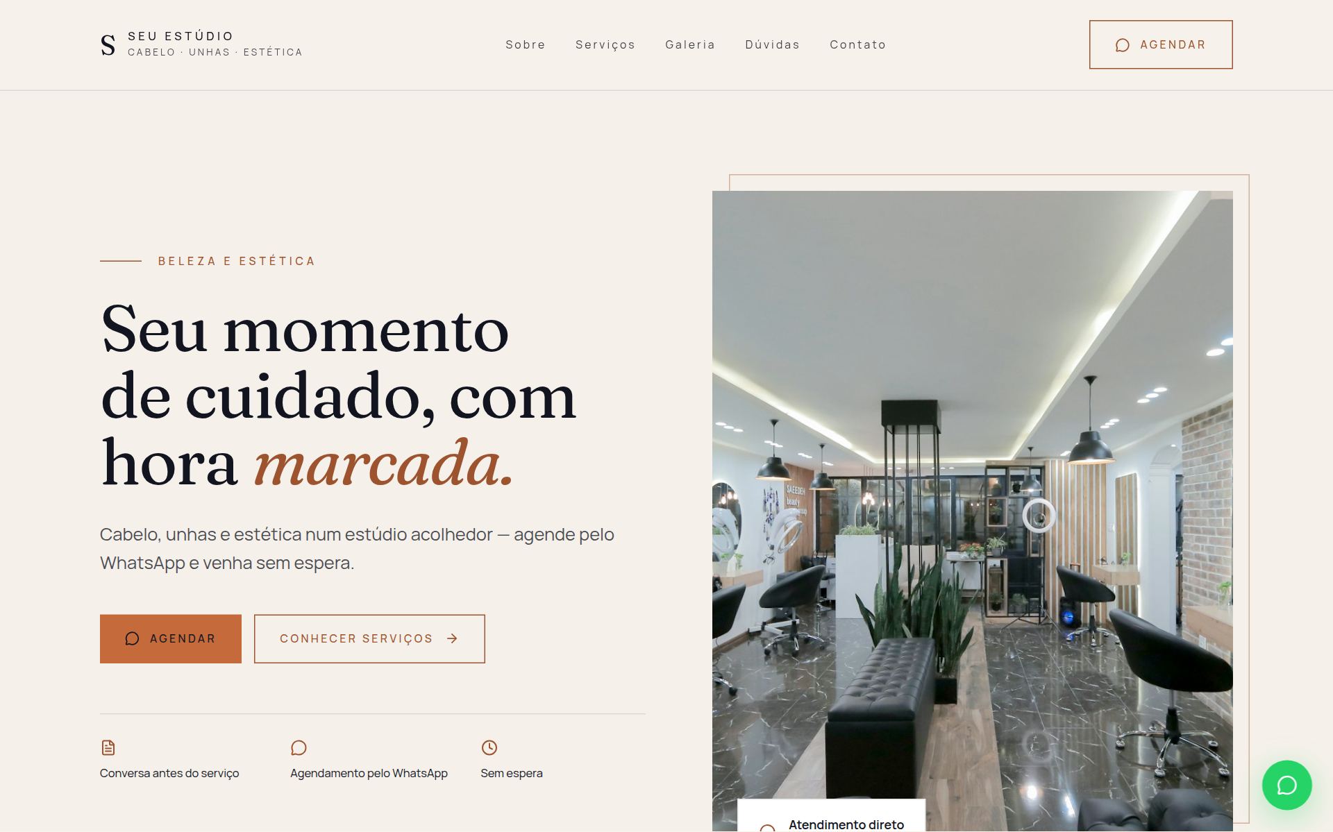 Esboço no estilo Editorial — exemplo de beleza