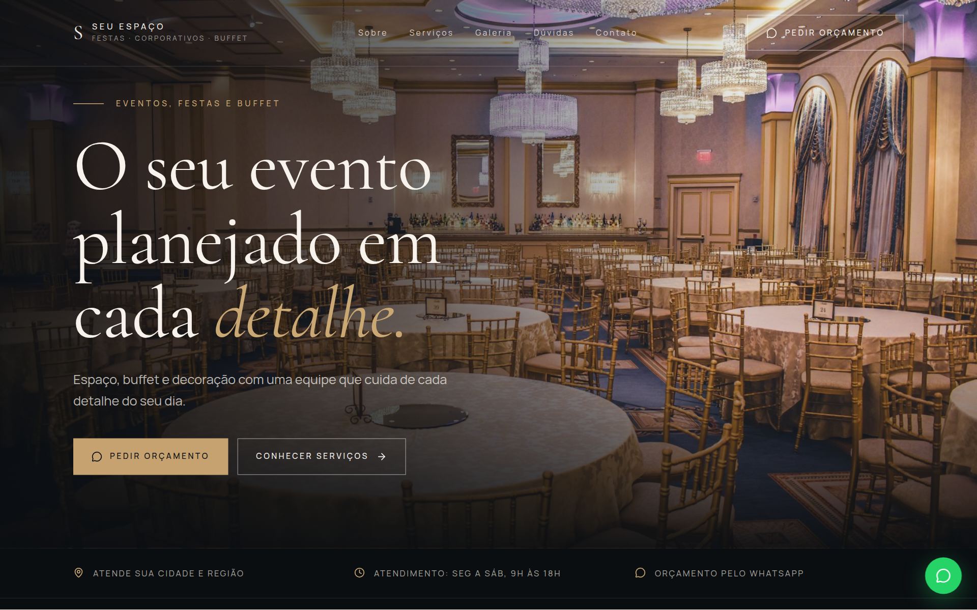 Esboço no estilo Noir — exemplo de eventos